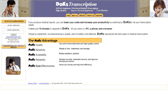Desktop Screenshot of dokstranscription.com